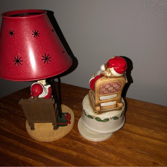 Vintage Yankee Candle Santa light & musical Santa - Picture 2 of 6